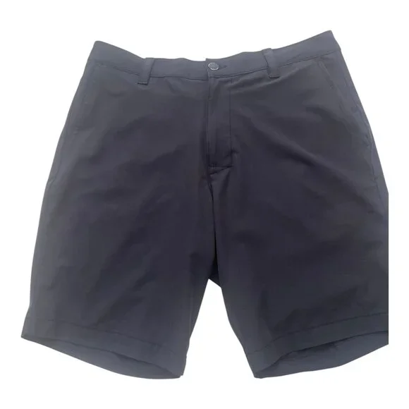 Banana Republic Men's Comfort Flat Front Shorts Black size 36 golf shorts - Picture 4 of 14